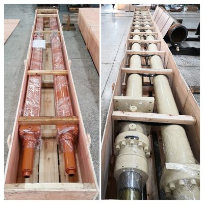 مع قطر مخصص 32 Mpa اختبار الضغط مصنع الصلب الأسطوانات الهيدروليكية الثقيلة