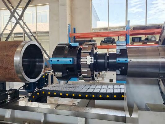 الهيدروليكية SRB skiving ومركبة حرق آلة 4000mm الطول المعالجة