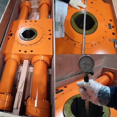 رف التروس الأسطوانة الهيدروليكية المخصصة 16.5Mpa مع قطر الحفر 160mm