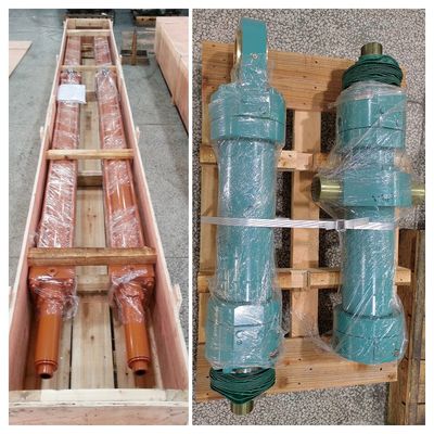 أسطوانة هيدروليكية ثلاثية المراحل ذات التأثير المزدوج 32MPa 27SiMn أنبوب أسطوانة