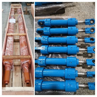 ضغط تشغيل 21 Mpa أسطوانات هيدروليكية ثقيلة مع أنبوب أسطوانة 27SiMn في مصنع الصلب