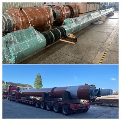 21 Mpa ضغط تشغيل مصنع الصلب الأسطوانات الهيدروليكية الثقيلة مع أقصى قطر ثقب 865mm