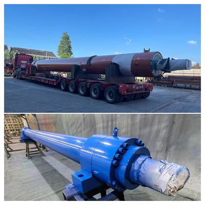 أسطوانات هيدروليكية ثقيلة مع أقصى قطر ثقب 865mm في مصنع الصلب