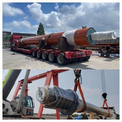 أسطوانة هيدروليكية مخصصة من الصلب C45 / أسطوانات هيدروليكية ذات حفرة كبيرة ISO9001